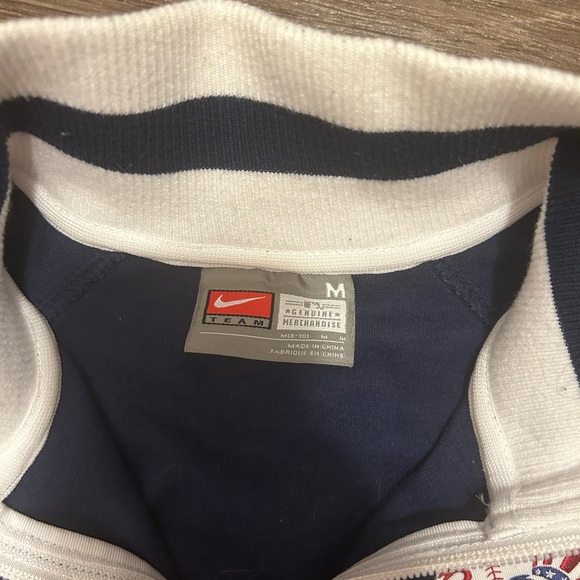 Nike Yankees Retro Navy and White Zip-Up Jacket - Picture 3 of 4